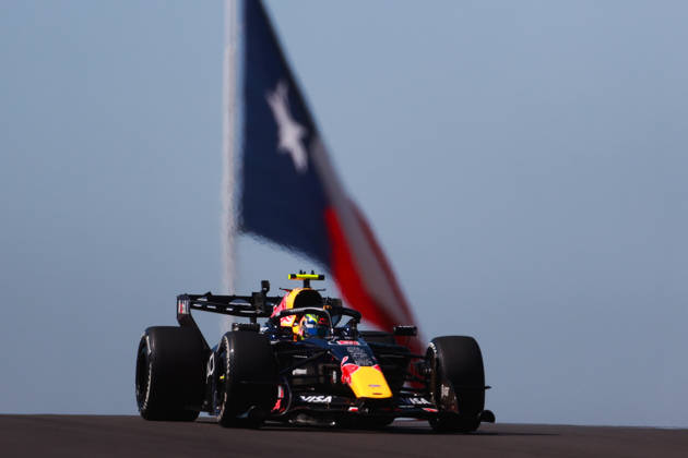 F1 Grand Prix Of USA - FP1 Isack Hadjar drives in the first free practice session ahead of the Formula 1 MSC Cruises United States Grand Prix at Circuit of the Americas in Austin, Texas, United States, on October 23, 2026. Austin, Texas Texas United States  Copyright: xReginaldxMathalonex originalFilename:mathalone-notitle261023_npnbO.jpg