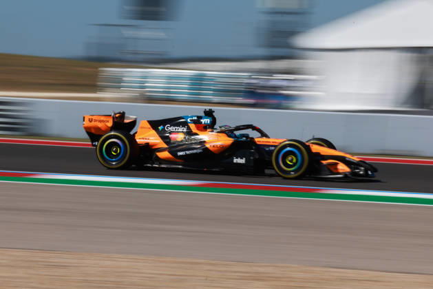 F1 Grand Prix Of USA - FP1 Oscar Piastri drives during the first free practice session ahead of the Formula 1 MSC Cruises United States Grand Prix at Circuit of the Americas in Austin, Texas, United States, on October 23, 2026. Austin, Texas United States  Copyright: xReginaldxMathalonex originalFilename:mathalone-notitle261023_npsTJ.jpg
