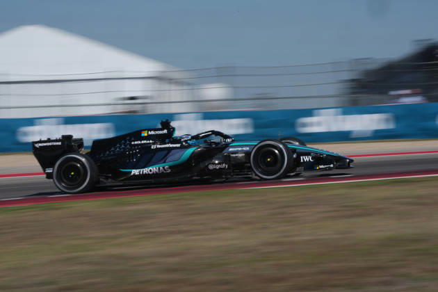 23.10.2026, Circuit of The Americas, Austin, FORMULA 1 MSC CRUISES UNITED STATES GRAND PRIX 2026 , George Russell (GBR), Mercedes-AMG Petronas Formula One Team (Photo by Hasan Bratic DeFodi Images) -