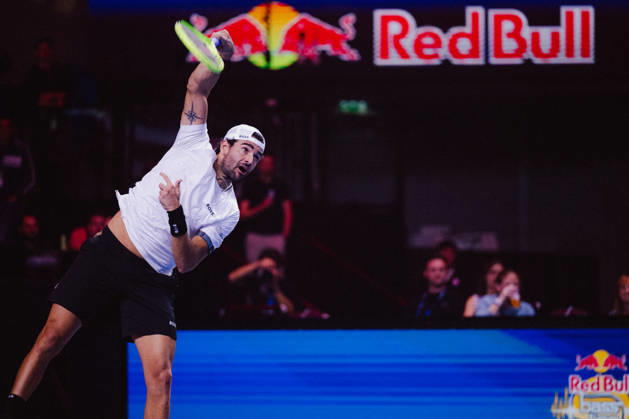 TENNIS - ATP, Tennis Herren Erste Bank Open VIENNA,AUSTRIA,23.OCT.26 - TENNIS - ATP Tour, Erste Bank Open, Red Bull BassLine. Image shows Matteo Berrettini (ITA).  GEPAxpictures xAlexanderxSolc