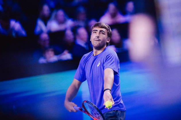 TENNIS - ATP, Tennis Herren Erste Bank Open VIENNA,AUSTRIA,23.OCT.26 - TENNIS - ATP Tour, Erste Bank Open, Red Bull BassLine. Image shows Daniel Merida (ESP).  GEPAxpictures xAlexanderxSolc