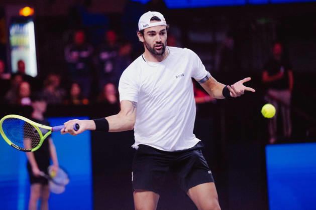TENNIS - ATP, Tennis Herren Erste Bank Open VIENNA,AUSTRIA,23.OCT.26 - TENNIS - ATP Tour, Erste Bank Open, Red Bull BassLine. Image shows Matteo Berrettini (ITA).  GEPAxpictures xAlexanderxSolc