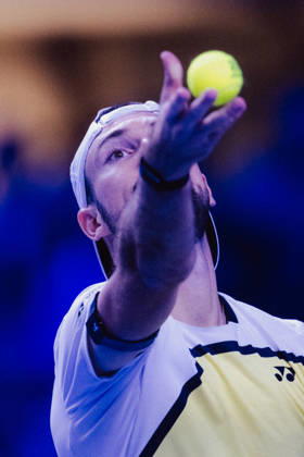 TENNIS - ATP, Tennis Herren Erste Bank Open VIENNA,AUSTRIA,23.OCT.26 - TENNIS - ATP Tour, Erste Bank Open, Red Bull BassLine. Image shows Jurij Rodionov (AUT).  GEPAxpictures xAlexanderxSolc