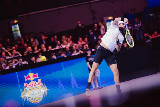 TENNIS - ATP, Tennis Herren Erste Bank Open VIENNA,AUSTRIA,23.OCT.26 - TENNIS - ATP Tour, Erste Bank Open, Red Bull BassLine. Image shows Matteo Berrettini (ITA).  GEPAxpictures xAlexanderxSolc