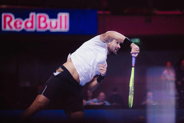 TENNIS - ATP, Tennis Herren Erste Bank Open VIENNA,AUSTRIA,23.OCT.26 - TENNIS - ATP Tour, Erste Bank Open, Red Bull BassLine. Image shows Matteo Berrettini (ITA).  GEPAxpictures xAlexanderxSolc
