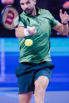 TENNIS - ATP, Tennis Herren Erste Bank Open VIENNA,AUSTRIA,23.OCT.26 - TENNIS - ATP Tour, Erste Bank Open, Red Bull BassLine. Image shows Grigor Dimitrov (HUN).  GEPAxpictures xAlexanderxSolc