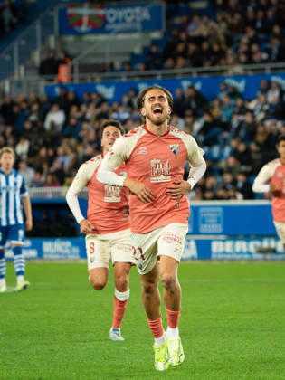 ESP: LaLiga EA Sports Deportivo Alaves v Malaga CF Adrian Nino of Malaga scores goal and celebrates during LaLiga EA Sports between Deportivo Alaves v Malaga CF played at Mendizorroza Stadium in Vitoria Gasteiz on October 23, 2026 in Spain VITORIA GASTEIZ Spain Futbol Copyright: xAgenciaxLOFx