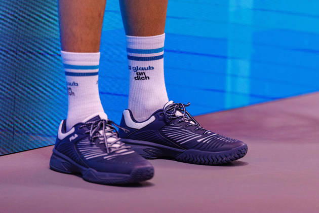 VIENNA, AUSTRIA - 23 OCTOBER 2026: Image shows a feature of ball crew socks during Red Bull BassLine at Wiener Stadthalle on 23 10 2026 in Vienna, Austria. Austria Copyright: xFröhlichxPascalx
