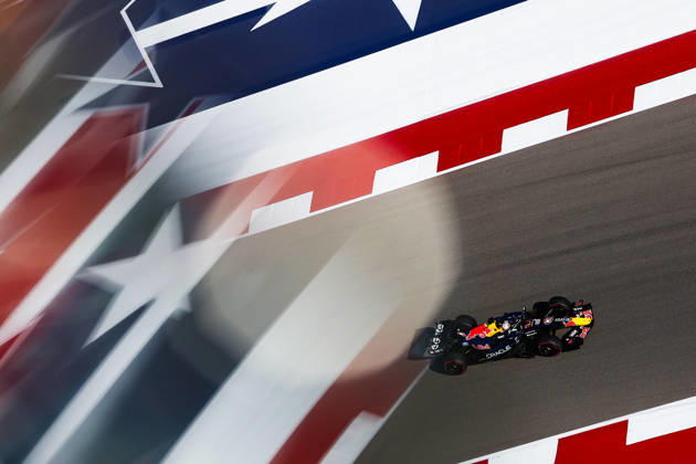F1 - UNITED STATES GRAND PRIX 2026 03 VERSTAPPEN Max (nld), Red Bull Racing Ford RB22, action during the 2026 Formula 1 United States Grand Prix, 18th round of the 2026 Formula One World Championship, WM, Weltmeisterschaft from October 23 to 25, 2026 on the Circuit of the America, in Austin, Texas, United States of America - AustinUnited States  Copyright: xEricxAlonsox