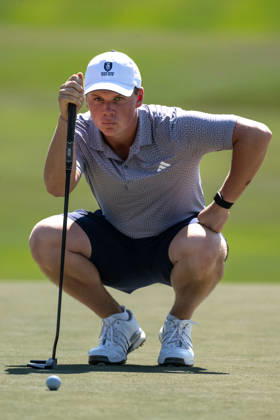 October 24, 2026, Hong Kong, Hong Kong Sar, China: Caleb SURRATT from The USA sits at -13 Par on the 8th hole of the Fanling course. Hong Kong Open Golf, Hong Kong Golf Course Fanling Hong Kong China - ZUMAr144 20261024_zap_r144_005 Copyright: xJaynexRussellx