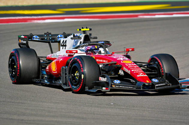 Lewis Hamilton (GBR), Scuderia Ferrari HP, 44 USA, Formel 1 Weltmeisterschaft, United States Grand Prix, Trainingstag, Circuit of the Americas, Austin, Saison 2026, 23.10.2026 Formel 1 Weltmeisterschaft, United States Grand Prix, Trainingstag, Circuit of the Americas, Austin, Saison 2026, 23.10.2026 Austin Copyright: xEibner-Pressefoto ScottxColemanx EP_SCN