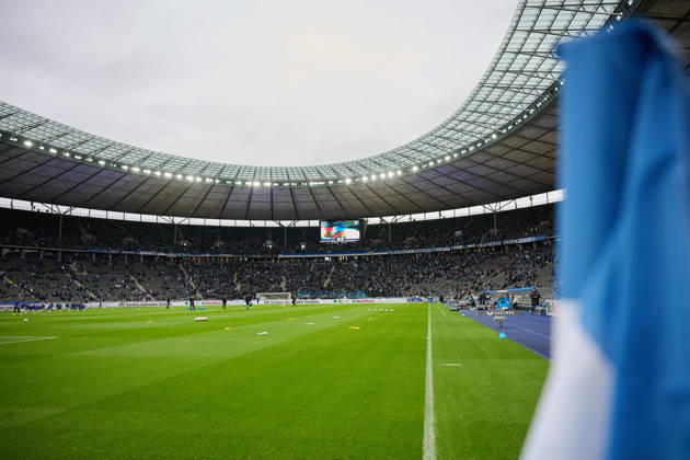 Stimmungsbild Olympiastadion Berlin, Hertha BSC Berlin, GER, Hertha BSC vs. Arminia Bielefeld, 2. Bundesliga, Saison 2026 27, 09. Spieltag, 24.10.2026 (DFL REGULATIONS PROHIBIT ANY USE OF PHOTOGRAPHS AS IMAGE SEQUENCES AND OR QUASI - VIDEO). GER, Hertha BSC vs. Arminia Bielefeld, 2. Bundesliga, Saison 2026 27, 09. Spieltag, 24.10.2026 Berlin Copyright: xEibner-Pressefotox xClaudiusxRauchx EP_CRH