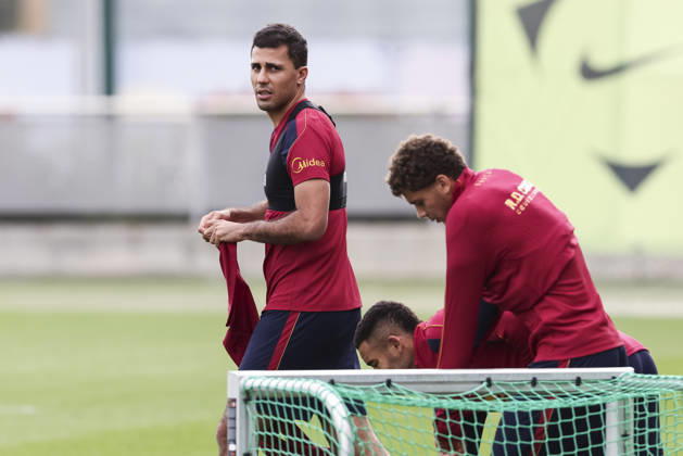 October 24, 2026, Sant Joan Despi, Barcelona, Spain: Rodri during the training day of FC Barcelona, Barca ahead the Spanish League, Laliga EA Sports, football match against Real Madrid CF at Ciudad Esportiva Joan Gamper on October 24, 2026 in Sant Joan Despi, Barcelona, Spain. Sant Joan Despi Spain - ZUMAa181 20261024_zaa_a181_002 Copyright: xJavierxBorregox