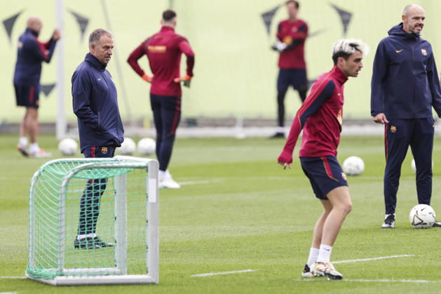 October 24, 2026, Sant Joan Despi, Barcelona, Spain: Hansi Flick, head coach during the training day of FC Barcelona, Barca ahead the Spanish League, Laliga EA Sports, football match against Real Madrid CF at Ciudad Esportiva Joan Gamper on October 24, 2026 in Sant Joan Despi, Barcelona, Spain. Sant Joan Despi Spain - ZUMAa181 20261024_zaa_a181_013 Copyright: xJavierxBorregox
