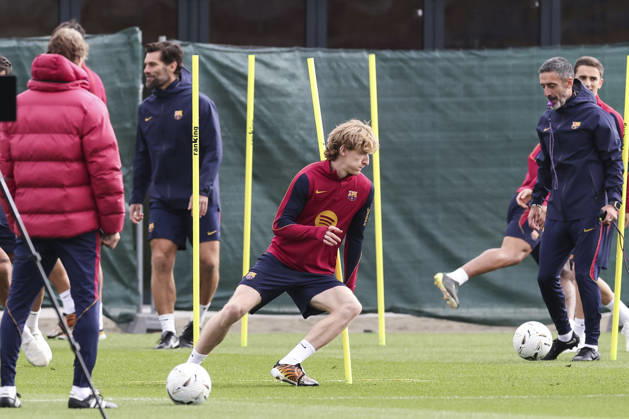 October 24, 2026, Sant Joan Despi, Barcelona, Spain: Anthony Gordon during the training day of FC Barcelona, Barca ahead the Spanish League, Laliga EA Sports, football match against Real Madrid CF at Ciudad Esportiva Joan Gamper on October 24, 2026 in Sant Joan Despi, Barcelona, Spain. Sant Joan Despi Spain - ZUMAa181 20261024_zaa_a181_027 Copyright: xJavierxBorregox