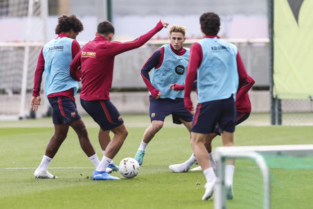 October 24, 2026, Sant Joan Despi, Barcelona, Spain: Fermin Lopez during the training day of FC Barcelona, Barca ahead the Spanish League, Laliga EA Sports, football match against Real Madrid CF at Ciudad Esportiva Joan Gamper on October 24, 2026 in Sant Joan Despi, Barcelona, Spain. Sant Joan Despi Spain - ZUMAa181 20261024_zaa_a181_038 Copyright: xJavierxBorregox