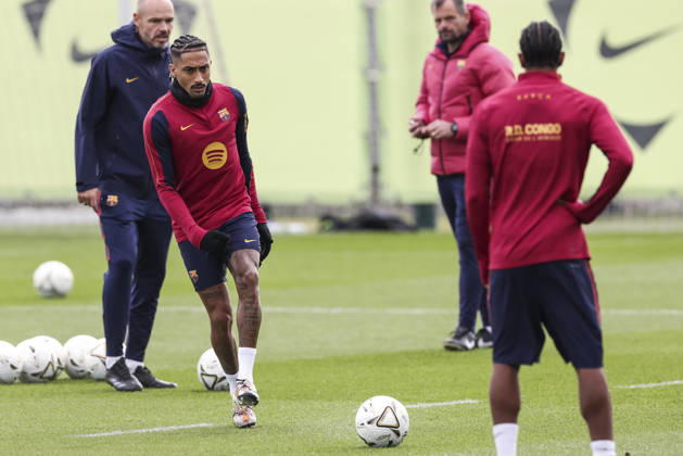 October 24, 2026, Sant Joan Despi, Barcelona, Spain: Raphinha during the training day of FC Barcelona, Barca ahead the Spanish League, Laliga EA Sports, football match against Real Madrid CF at Ciudad Esportiva Joan Gamper on October 24, 2026 in Sant Joan Despi, Barcelona, Spain. Sant Joan Despi Spain - ZUMAa181 20261024_zaa_a181_040 Copyright: xJavierxBorregox