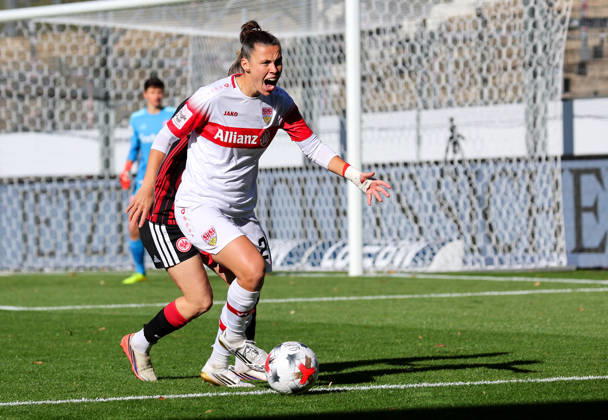 24.10.2026, Deutschland, Stuttgart, Fußball Frauen-Bundesliga, VfB Stuttgart vs. Eintracht Frankfurt, Nicole Billa (VfB)