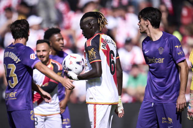 October 24, 2026, Madrid, Madrid, Spain: Pathe Ciss of Rayo Vallecano in action during the Spanish League, LaLiga EA Sports, football match played between Rayo Vallecano and Elche CF at Vallecas stadium on October 24, 2026, in Madrid, Spain. Rayo Vallecano V Elche CF - LaLiga EA Sports  - ZUMAa181 20261024_zaa_a181_103 Copyright: xAngelxPerezxMecax