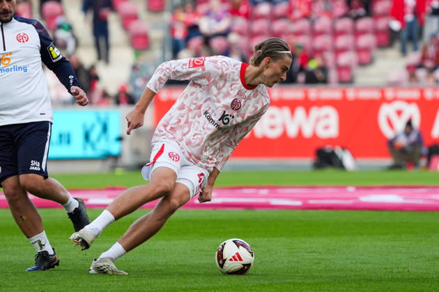 Kacper Potulski (1. FSV Mainz 05) - 24.10.2026 1. FSV Mainz 05 vs.Werder Bremen, MEWA Arena, Bundesliga 7. Spieltag