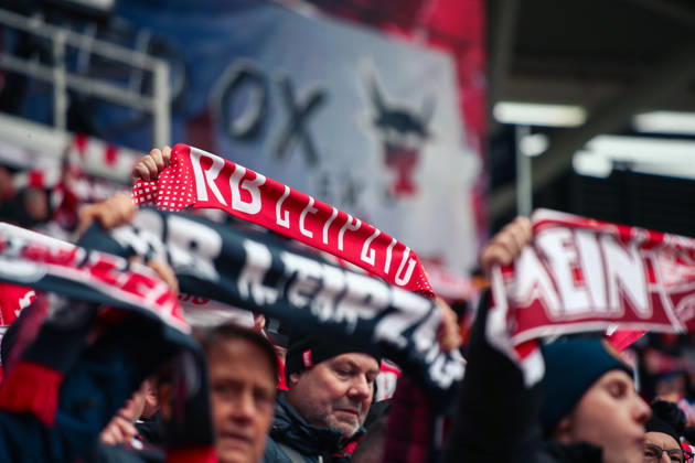 Deutschland: Fussball Bundesliga 2026 2027, 7. Spieltag - RB Leipzig vs SV 07 Elversberg - Red Bull Arena (Leipzig): Zuschauer, Fans, Tribüne...horeographie, Fanchoreo, Copyright: xAymanxAlahmedx