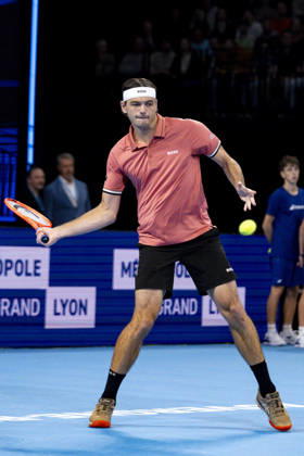 TENNIS : ATP, Tennis Herren 250 - Grand Prix Tennis AURA - Decines (France) 24 10 2026 Tommy PAUL (USA) vs Taylor FRITZ (USA) in the semifinals of the tennis Grand Prix Auvergne Rhône-Alpes at the LDLC Arena in Décines on October 24, 2026. Photo Sandrine Thesillat PsNewZ  Copyright: xSandrinexTHESILLATx