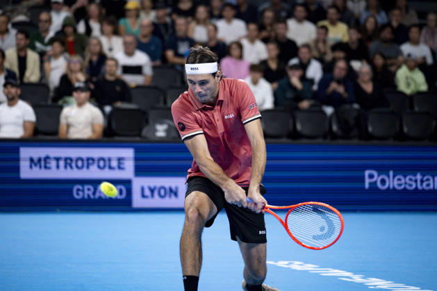 TENNIS : ATP, Tennis Herren 250 - Grand Prix Tennis AURA - Decines (France) 24 10 2026 Tommy PAUL (USA) vs Taylor FRITZ (USA) in the semifinals of the tennis Grand Prix Auvergne Rhône-Alpes at the LDLC Arena in Décines on October 24, 2026. Photo Sandrine Thesillat PsNewZ  Copyright: xSandrinexTHESILLATx