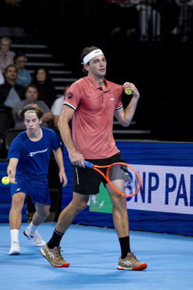 TENNIS : ATP, Tennis Herren 250 - Grand Prix Tennis AURA - Decines (France) 24 10 2026 Tommy PAUL (USA) vs Taylor FRITZ (USA) in the semifinals of the tennis Grand Prix Auvergne Rhône-Alpes at the LDLC Arena in Décines on October 24, 2026. Photo Sandrine Thesillat PsNewZ  Copyright: xSandrinexTHESILLATx