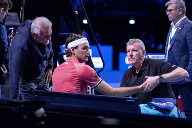 TENNIS : ATP, Tennis Herren 250 - Grand Prix Tennis AURA - Decines (France) 24 10 2026 Tommy PAUL (USA) vs Taylor FRITZ (USA) in the semifinals of the tennis Grand Prix Auvergne Rhône-Alpes at the LDLC Arena in Décines on October 24, 2026. Photo Sandrine Thesillat PsNewZ  Copyright: xSandrinexTHESILLATx
