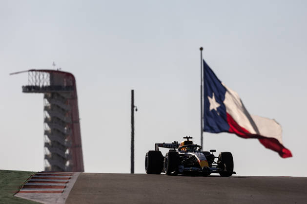 F1 - UNITED STATES GRAND PRIX 2026 41 LINBLAD Arvid (gbr), Visa Cash App RB F1 Team VCARB03, action during the 2026 Formula 1 United States Grand Prix, 18th round of the 2026 Formula One World Championship, WM, Weltmeisterschaft from October 23 to 25, 2026 on the Circuit of the America, in Austin, Texas, United States of America - AustinUnited States Copyright: xAndrà xFerreirax