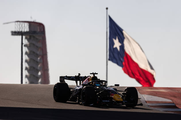 F1 - UNITED STATES GRAND PRIX 2026 03 VERSTAPPEN Max (nld), Red Bull Racing RB22, action during the 2026 Formula 1 United States Grand Prix, 18th round of the 2026 Formula One World Championship, WM, Weltmeisterschaft from October 23 to 25, 2026 on the Circuit of the America, in Austin, Texas, United States of America - AustinUnited States  Copyright: xAndrÃ xFerreirax