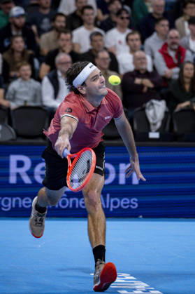 TENNIS : ATP, Tennis Herren 250 - Grand Prix Tennis AURA - Decines (France) 24 10 2026 Tommy PAUL (USA) vs Taylor FRITZ (USA) in the semifinals of the tennis Grand Prix Auvergne Rhône-Alpes at the LDLC Arena in Décines on October 24, 2026. Photo Sandrine Thesillat PsNewZ  Copyright: xSandrinexTHESILLATx