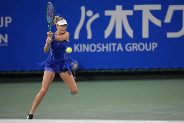 WTA, Tennis Damen Kinoshita Group Japan Open - Day 6 Katie Boulter (GBR) competes in her semi-final match against Katerina Siniakova (CZE) at the 2026 Kinoshita Group Japan Open Women s tennis tournament at Utsubo Tennis Center in Osaka, Japan, on October 24, 2026. Osaka Japan  Copyright: xOwenxHammondx originalFilename:hammond-2026kino261024_npN7t.jpg