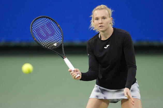WTA, Tennis Damen Kinoshita Group Japan Open - Day 6 Katerina Siniakova of the Czech Republic plays during her semi-final match against Katie Boulter of Great Britain at the 2026 Kinoshita Group Japan Open Women s tennis tournament at Utsubo Tennis Center in Osaka, Japan, on October 24, 2026. Osaka Japan  Copyright: xOwenxHammondx originalFilename:hammond-2026kino261024_npu7X.jpg