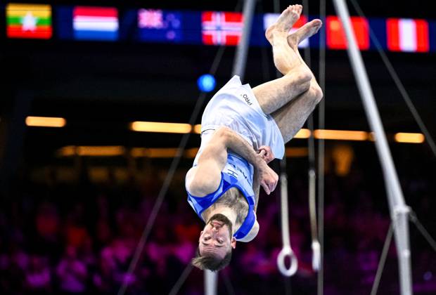 Netherlands Artistic Gymnastics World Championships 9272112 24.10.2026 Israel s Artem Dolgopyat competes in the men s floor exercise final at the 2026 World Artistic Gymnastics Championships in Rotterdam, the Netherlands. Alexey Filippov Sputnik Rotterdam Netherlands  Copyright: xAlexeyxFilippovx