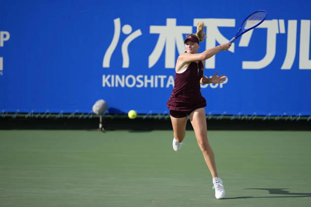 WTA, Tennis Damen Kinoshita Group Japan Open - Day 6 Ashlyn Krueger of the United States competes against Ann Li of the United States during their semi-final match at the 2026 Kinoshita Group Japan Open Women s tennis tournament at Utsubo Tennis Center in Osaka, Japan, on October 24, 2026. Osaka Japan  Copyright: xOwenxHammondx originalFilename:hammond-2026kino261024_npwUL.jpg