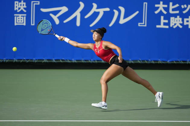 WTA, Tennis Damen Kinoshita Group Japan Open - Day 6 Ann Li of the United States plays during her semi-final match against Ashlyn Krueger of the United States at the 2026 Kinoshita Group Japan Open Women s tennis tournament at Utsubo Tennis Center in Osaka, Japan, on October 24, 2026. Osaka Japan  Copyright: xOwenxHammondx originalFilename:hammond-2026kino261024_npYxH.jpg