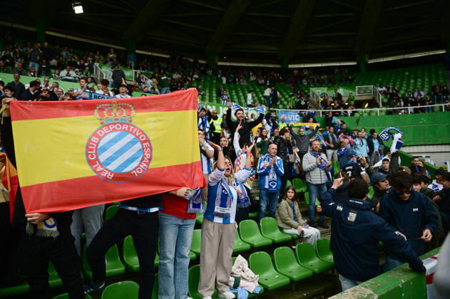 ESP: LaLiga EA Sports Racing Santander v RCD Espanyol fans of espanyol during LaLiga EA Sports between Racing Santander v RCD Espanyol played at Campos de de El Sardinero Stadium in Cantabria on October 24, 2026 in Spain Spain Futbol Copyright: xAgenciaxLOFx