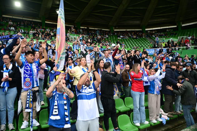 ESP: LaLiga EA Sports Racing Santander v RCD Espanyol fans of espanyol during LaLiga EA Sports between Racing Santander v RCD Espanyol played at Campos de de El Sardinero Stadium in Cantabria on October 24, 2026 in Spain Spain Futbol Copyright: xAgenciaxLOFx
