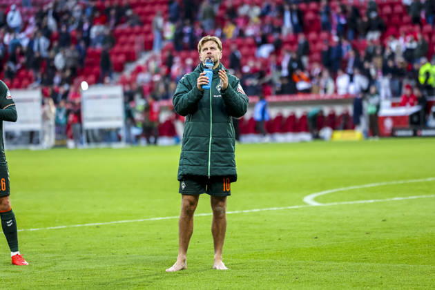 Niclas Füllkrug, Fullkrug (SV Werder Bremen, 10) nach dem Spiel , Deutschland, Fussball, 1. Bundesliga, 7.Spieltag, 2026 2027, 1. FSV Mainz vs. SV Werder Bremen, 24.10.2026, Mainz Mewa Arena Deutschland Copyright: xGrantxHubbsx