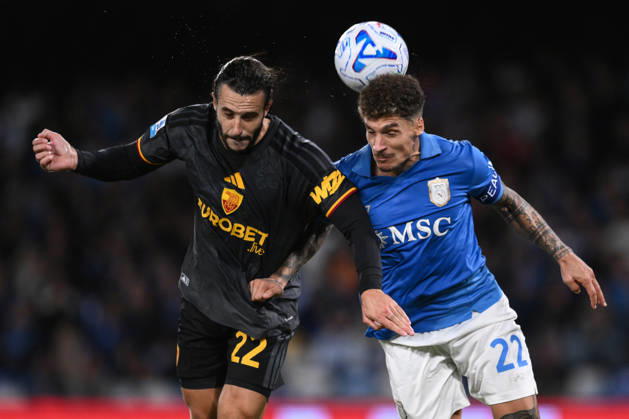 Ni Napoli 24 10 2026 - campionato di calcio serie A Napoli-Roma foto Nicola Ianuale Image nella foto: Mario Hermoso-Giovanni Di Lorenzo 