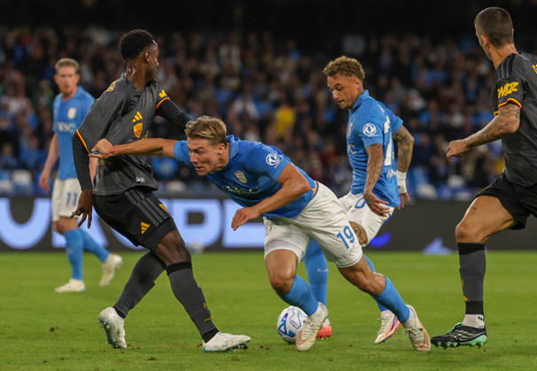 Serie A championship football match - 2026 27: Napoli vs Roma Rasmus Hojlund OF SSC Napoli during the football match on 24 10 2026 part of the 2026 27 Italian Serie A championship held in Naples at the Stadio Diego Armando Maradona between SSC Napoli and AS Roma NAPOLI stadio Diego Armando Maradona CAMPANIA ITALIA Copyright: xFABIOxSASSO FPAxFabioxSassox Napoli Roma2026_10_24Fabio Sasso0374