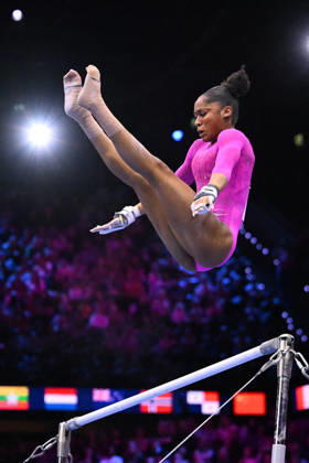 OTHER - Gymnastics - 54th Artistic Gymnastics World Championships Photo by IPA ABACAPRESS.COM90122721 - BLAKELY Skye (USA) on the uneven bars during the 54th Artistic Gymnastics World Championships in Rotterdam, Netherlands, on October 24, 2026 Rotterdam Netherlands  Copyright: xIPAxSport ABACAx
