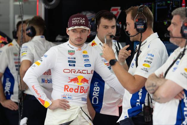 RECORD DATE NOT STATED 24th October 2026; Circuit of the Americas, Austin, United States; Formula 1, United States Grand Prix, Qualifying Day; Max Verstappen (3) of the Netherlands and Oracle Red Bull Racing before FP3 BobxKupbens