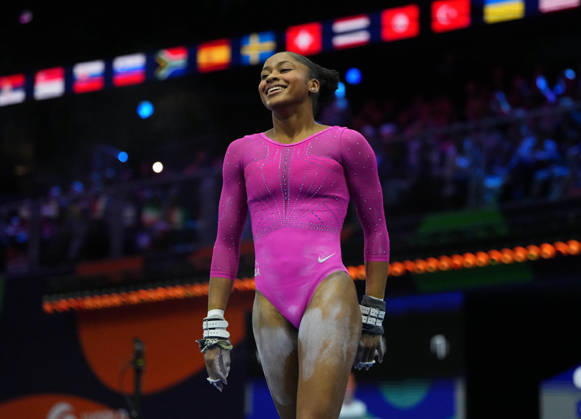 Skye Blakely (USA) at Uneven Bars, during Artistic Gymnastic, Day 8 World Championship, WM, Weltmeisterschaft at Ahoy, Rotterdam, Netherlands on October 24, 2026. DeFodi Images. -