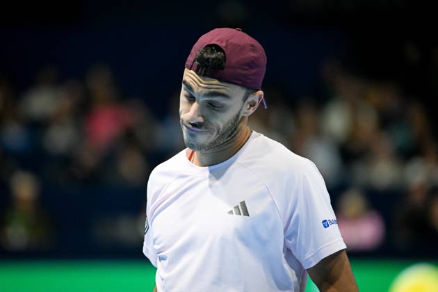 Argentinian Francisco Cerundolo pictured during the semi final of the European Open ATP, Tennis Herren tennis tournament in Brussels, on Saturday 24 October 2026. This year s edition of the tournament is taking place from 17 to 25 October ELIASxROM  x190885297x