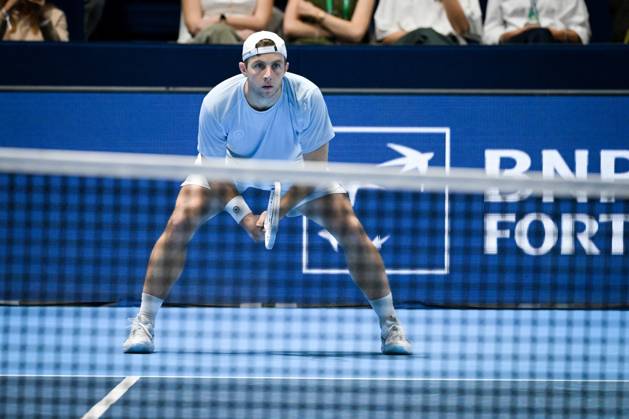 Dutch Tallon Griekspoor pictured during the semi final of the European Open ATP, Tennis Herren tennis tournament in Brussels, on Saturday 24 October 2026. This year s edition of the tournament is taking place from 17 to 25 October ELIASxROM  x190885970x