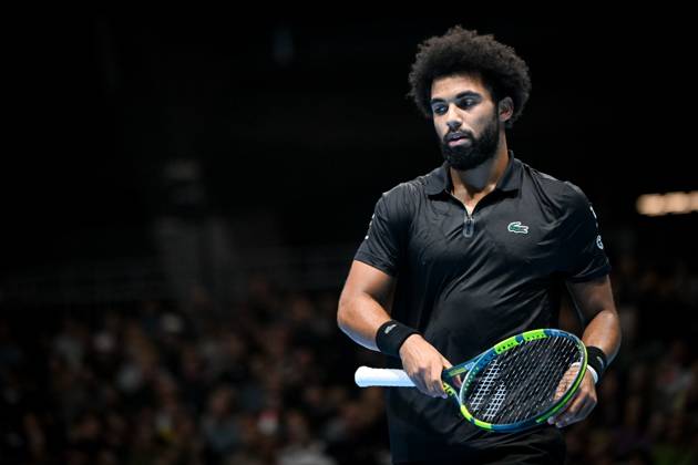 French Arthur Fils pictured during the semi final of the European Open ATP, Tennis Herren tennis tournament in Brussels, on Saturday 24 October 2026. This year s edition of the tournament is taking place from 17 to 25 October ELIASxROM  x190904277x