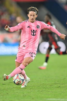 October 24, 2026, Harrison, New Jersey, United States of America: Harrison, New Jersey United States of America. 24 Oct, 2026. Inter Miami CF midfielder MATIAS GALARZA (80) in action at Sports Illustrated Stadium New York Red Bulls defeat Inter Miami CF 2 to 0. Credit: , Jr. Zuma Press Harrison United States of America - ZUMAa301 20261024_aaf_a301_033 Copyright: xBrooksxVonxArxx