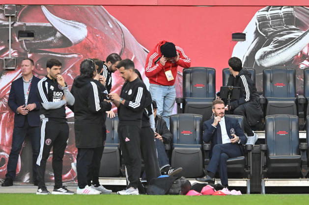 October 24, 2026, Harrison, New Jersey, United States of America: Harrison, New Jersey United States of America. 24 Oct, 2026. Inter Miami owner Sir DAVID Beckham is seen prior to action at Sports Illustrated Stadium New York Red Bulls defeat Inter Miami CF 2 to 0. Credit: , Jr. Zuma Press MLS, Fussball Herren, USA 2026: New York Red Bulls 2:0 Inter Miami CF  - ZUMAa301 20261024_aaf_a301_016 Copyright: xBrooksxVonxArxx